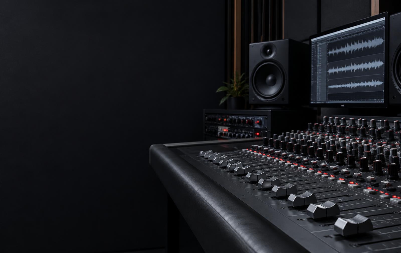Professional audio mixing console